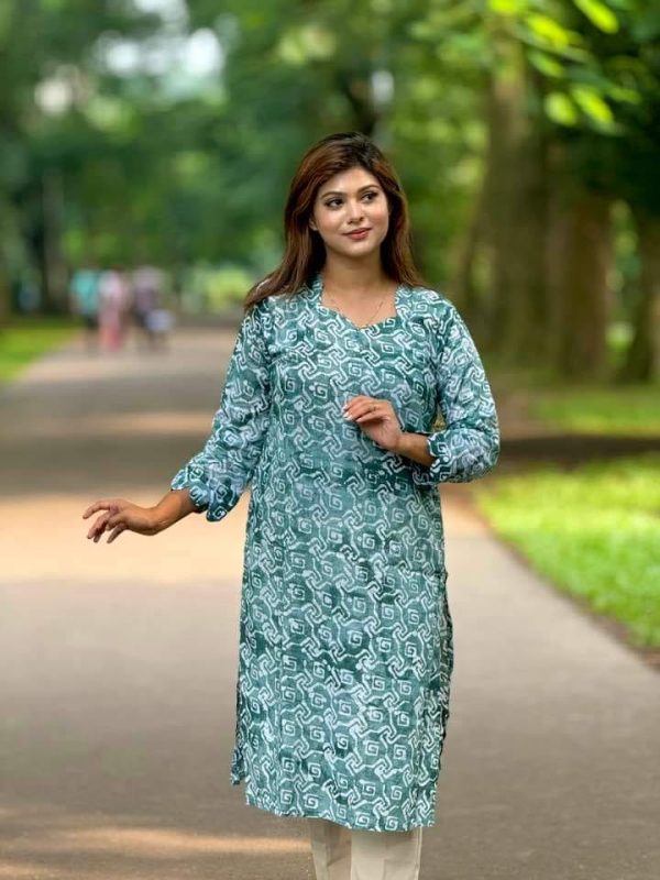 Batik One Piece Kurti - Image 4