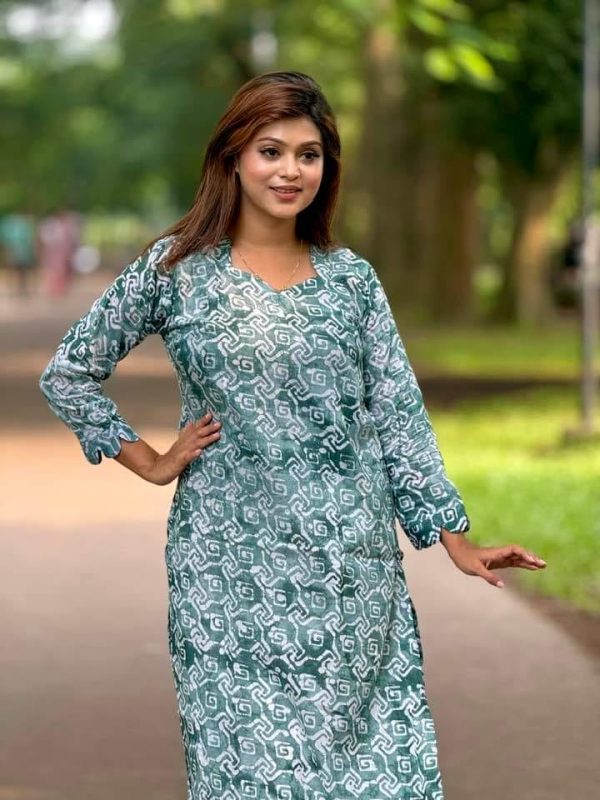 Batik One Piece Kurti - Image 2