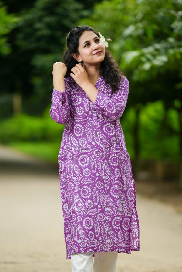 Batik One Piece Kurti - Image 3