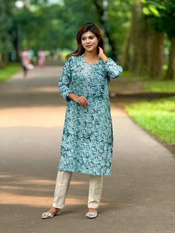 Batik One Piece Kurti - Image 3