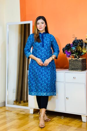 Discover the perfect blend of comfort and style with our Cotton Kurtis, crafted for women who value elegance in their everyday wear. Made from breathable, high-quality cotton fabric, these kurtis are ideal for staying cool and chic, whether at work, casual outings, or festive gatherings.