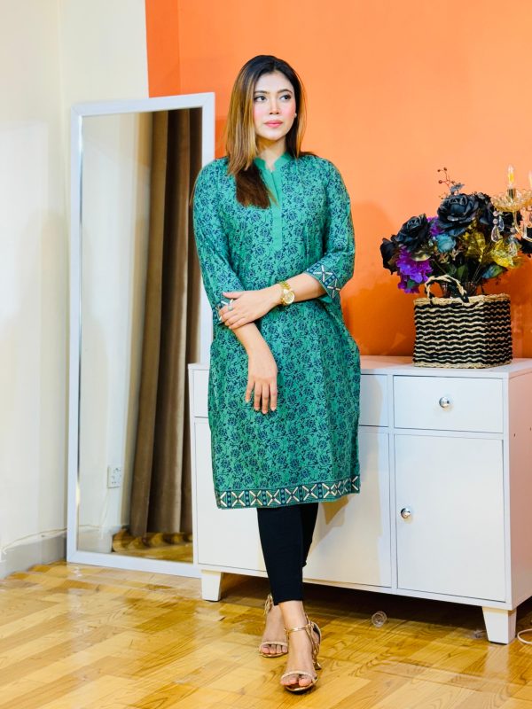 Screen Print One piece Kurti