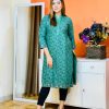 Screen Print One piece Kurti - Image 2