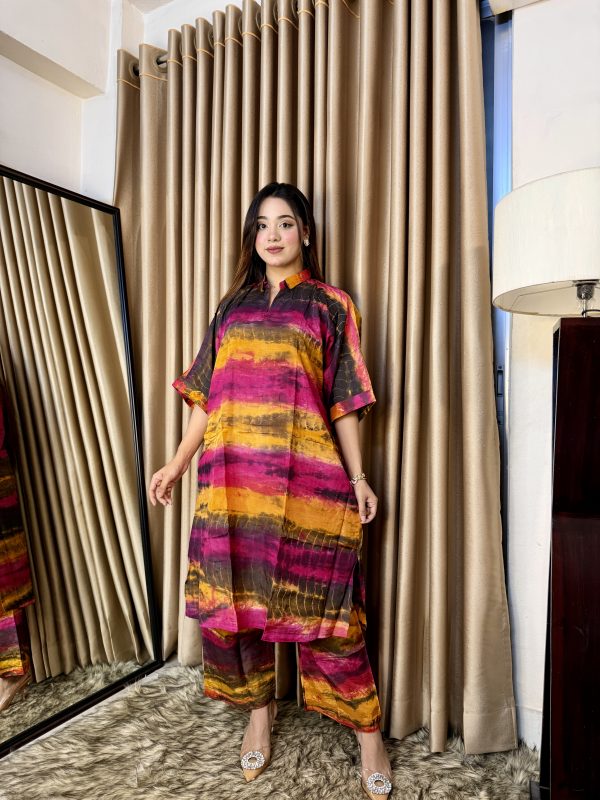 Silk Batik Co-Ord Set