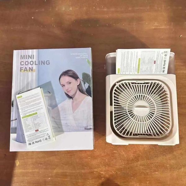 Portable USB Air Cooler Fan with Dream Light and Humidifier 10W - Image 5