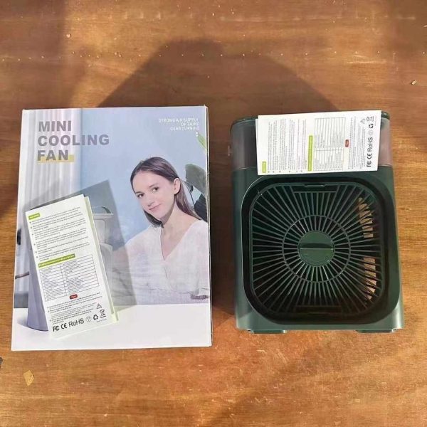Portable USB Air Cooler Fan with Dream Light and Humidifier 10W - Image 8