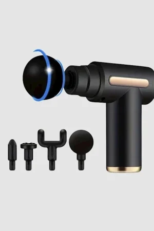Mini Electric Massage Gun Portable Deep Tissue Massage Gun - Pain Relief USB Rechargeable Body Massager Message Gun
