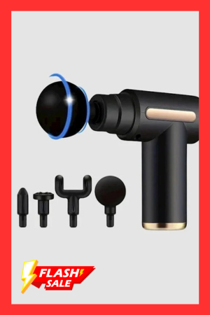 Mini Electric Massage Gun Portable Deep Tissue Massage Gun - Pain Relief USB Rechargeable Body Massager Message Gun