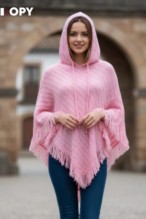 Ladies Winter Poncho – Stylish & Warm Women’s Woolen Poncho