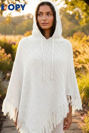 Ladies Winter Poncho – Stylish & Warm Women’s Woolen Poncho