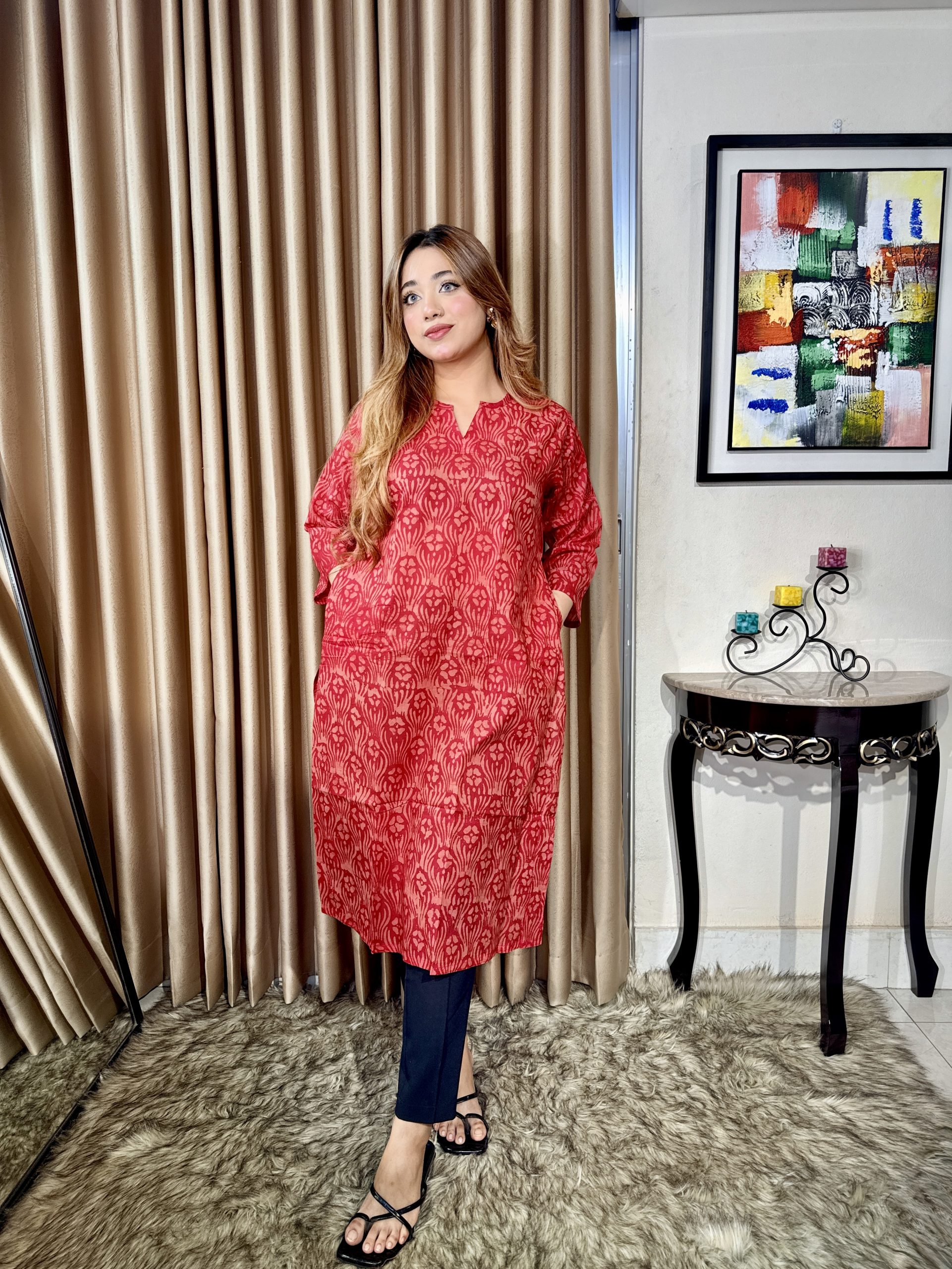 Batik One Piece Kurti - Image 2